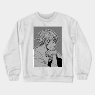 Sad thought/ anime style/manga Crewneck Sweatshirt